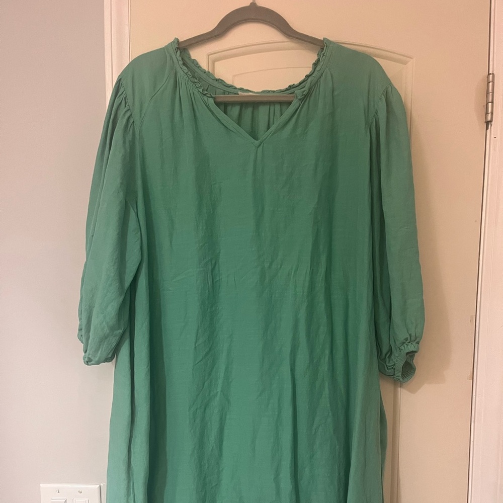 Jade Green Casual Dress